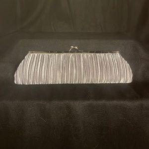 Satin Pleated Clutch